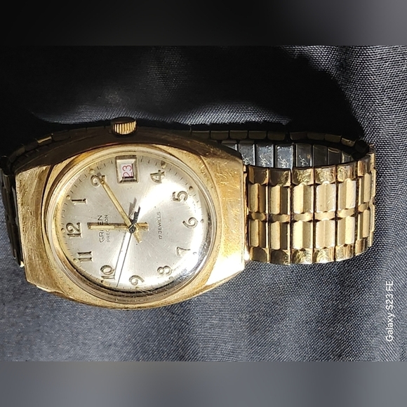 VINTAGE 60s Or 70s Gruen Mens Watch - Picture 4 of 9
